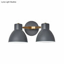 GobekUsa Double Shade Gray/Green Nordic Wall Sconce with Metallic Finish - Perfect Living Room Lighting