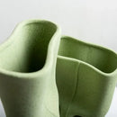 GobekUsa Green Hollow Ceramic Vase for Home Decor and Flower Arrangements