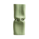 GobekUsa Green Hollow Ceramic Vase for Home Decor and Flower Arrangements