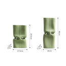 GobekUsa Green Hollow Ceramic Vase for Home Decor and Flower Arrangements