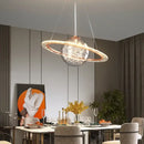 GobekUsa Children'S Space Star Astronaut LED Pendant Lamp for Boys Room, Acrylic Indoor Decor