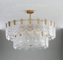 GobekUsa Art Glass Chandelier: Elegant Luxury Lighting for Living, Dining & Bedroom Rooms