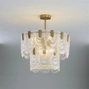 GobekUsa Art Glass Chandelier: Elegant Luxury Lighting for Living, Dining & Bedroom Rooms