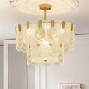 GobekUsa Art Glass Chandelier: Elegant Luxury Lighting for Living, Dining & Bedroom Rooms
