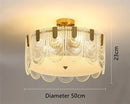 GobekUsa Art Glass Chandelier: Elegant Luxury Lighting for Living, Dining & Bedroom Rooms