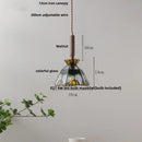 GobekUsa Ceramic LED Pendant Light with Adjustable Wire, Modern Nordic Design