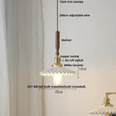 GobekUsa Ceramic LED Pendant Light with Adjustable Wire, Modern Nordic Design
