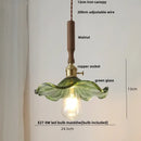 GobekUsa Ceramic LED Pendant Light with Adjustable Wire, Modern Nordic Design