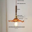 GobekUsa Ceramic LED Pendant Light with Adjustable Wire, Modern Nordic Design