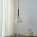 GobekUsa Ceramic LED Pendant Light with Adjustable Wire, Modern Nordic Design