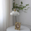 GobekUsa Glass Flower LED Pendant Light, Adjustable Knob Switch, Modern Design