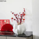 GobekUsa Creative Petal Vase: Table Decor & Artificial Flowers Arrangement