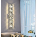 GobekUsa Crystal Wall Lamp: Elegant Post-Modern Light for Dining Living Study Room