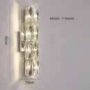 GobekUsa Crystal Wall Lamp: Elegant Post-Modern Light for Dining Living Study Room