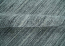 Modern Shaded Solid Handloom Silver, Charcoal and Gray 8x10 Contemporary Wool Area Rug | TRD10283810S
