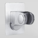 Modern silver adjustable shower holder bathroom wall mount by Decorbites
