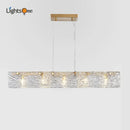 GobekUsa Glass Chandelier: Modern Minimalist Luxury Lighting for Restaurant, Bar, and Home