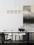 GobekUsa Glass Chandelier: Modern Minimalist Luxury Lighting for Restaurant, Bar, and Home