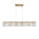 GobekUsa Glass Chandelier: Modern Minimalist Luxury Lighting for Restaurant, Bar, and Home
