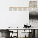 GobekUsa Glass Chandelier: Modern Minimalist Luxury Lighting for Restaurant, Bar, and Home
