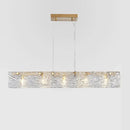 GobekUsa Glass Chandelier: Modern Minimalist Luxury Lighting for Restaurant, Bar, and Home