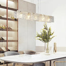 GobekUsa Glass Chandelier: Modern Minimalist Luxury Lighting for Restaurant, Bar, and Home
