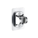 Modern silver & black adjustable shower holder bracket bathroom accessory by Decorbites