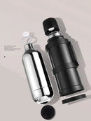 GobekUsa 2000ML Glass Liner Insulated Kettle with Folding Handle Thermos Cup