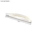 GobekUsa Silver Bow-Shaped LED Wall Mount Vanity Light with Bubble Crystal Accent, Natural Light, 12.5"/16.5"/20" Wide