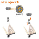 GobekUsa Butterfly LED Chandelier Pendant Light for Modern Living and Dining Spaces