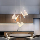 GobekUsa Butterfly LED Chandelier Pendant Light for Modern Living and Dining Spaces