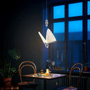 GobekUsa Butterfly LED Pendant Chandelier for Living Room Kitchen Island Decor
