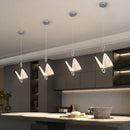 GobekUsa Butterfly LED Pendant Chandelier for Living Room Kitchen Island Decor