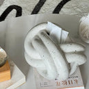 GobekUsa Ceramic Knot Tissue Box Paper Extractor Porcelain Napkin Holder Modern Decoration