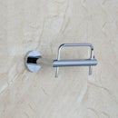 Modern silver chrome toilet paper holder bathroom accessories by Decorbites