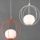 GobekUsa Birdcage Glass Ball Pendant Light for Dining Room and Bar in Nordic Design