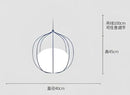 GobekUsa Birdcage Pendant Light for Dining Room Home Fixtures, Nordic Design E27 Bedroom Lamp