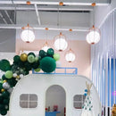 GobekUsa Birdcage Pendant Light for Dining Room Home Fixtures, Nordic Design E27 Bedroom Lamp