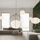 GobekUsa Birdcage Pendant Light | Nordic Design Iron Fixture for Home Dining Room & Bedroom