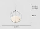 GobekUsa Birdcage Pendant Light | Nordic Design Iron Fixture for Home Dining Room & Bedroom