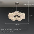 GobekUsa Crystal Bead Chandelier LED Lights for Modern Luxury Home Decor & Bedroom