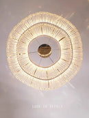 GobekUsa Crystal Bead Chandelier LED Lights for Modern Luxury Home Decor & Bedroom
