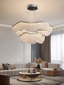 GobekUsa Crystal Bead Chandelier LED Lights for Modern Luxury Home Decor & Bedroom