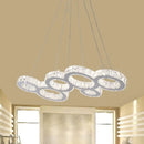 GobekUsa Modern Bubble LED Pendant Lighting – Stainless Steel Crystal Hanging Light over Island