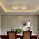 GobekUsa Crystal Ceiling Chandelier: Luxury LED Pendant Lighting for Modern Living Room Decor