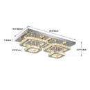 GobekUsa Crystal Ceiling Chandelier: Luxury LED Pendant Lighting for Modern Living Room Decor
