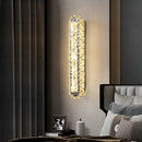GobekUsa Crystal LED Wall Lamp Silver Sconces | Modern Nordic Design for Bedroom and Dining Room