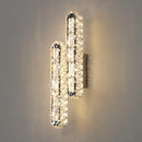 GobekUsa Crystal LED Wall Lamp Silver Sconces | Modern Nordic Design for Bedroom and Dining Room