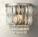 GobekUsa Crystal LED Wall Sconce Light Fixture - Portia Collection
