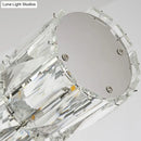GobekUsa Modern Crystal Tube Island Light with 6/8 Bulb Suspension - Clear and Stylish